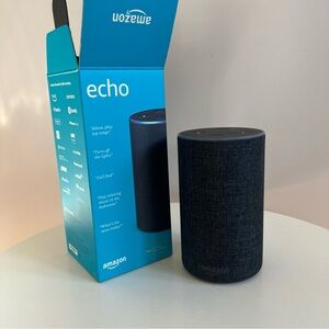 Amazon Echo Smart Speaker in Black